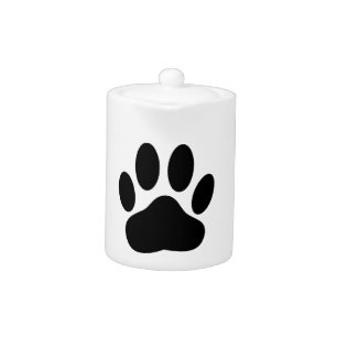 Dog Pawprint Teapot