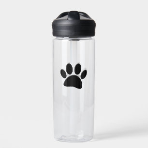 Dog Pawprint Water Bottle
