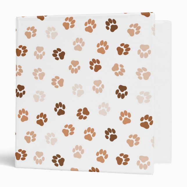 Dog paws 3 ring binder (Front/Inside)