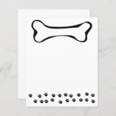 Dog Paws and Dog Bones (Front/Back)