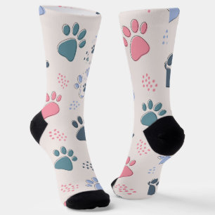 Dog Paws Animal Cute Pet Paws Gift For Pet Lovers Socks