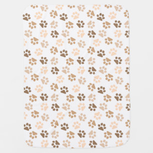 Dog Paws Baby Blanket