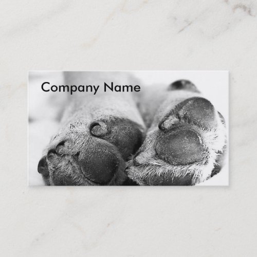 Dog Paws Business Cards
