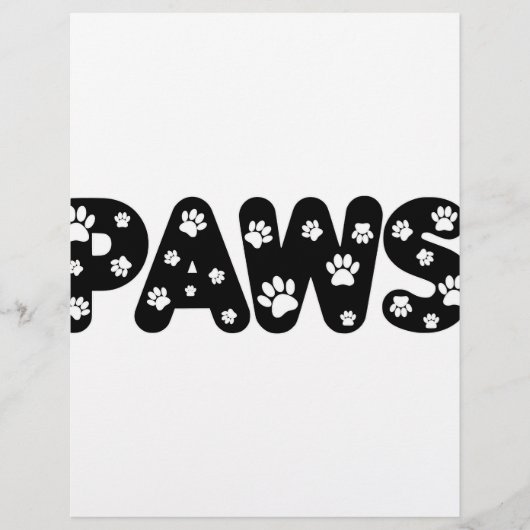 Dog Paws Custom Text (Front)