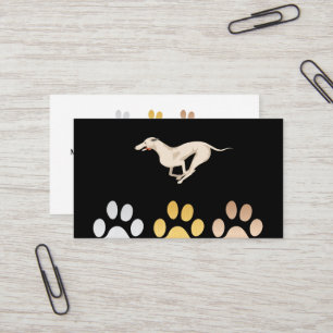 Dog Paws Dog Running Business Card