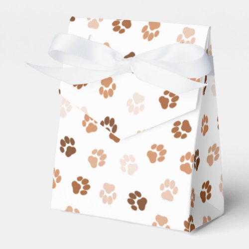 Dog paws favor boxes