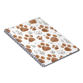 Dog paws notebook