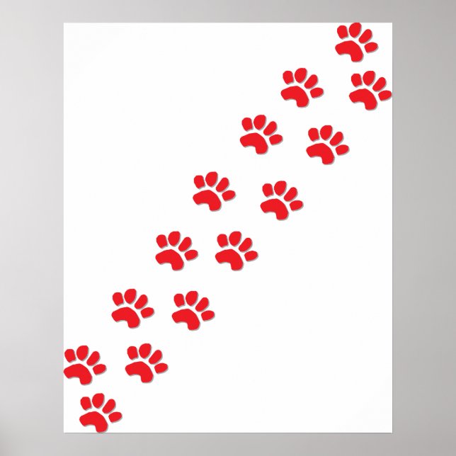 Dog Paws Poster (Front)