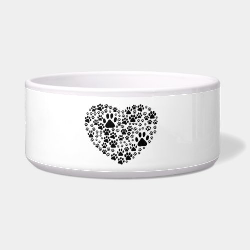 Dog Paws Puppy Paws Animal Paws Heart Pet Bowl