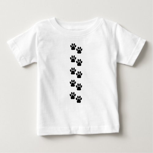 Dog Paws Puppy Paws Animal Paws Pet Black Paws Baby T_Shirt