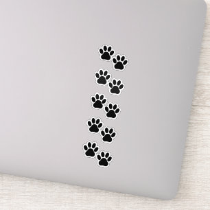 Dog Paws, Puppy Paws, Animal Paws, Pet, Black Paws Sticker