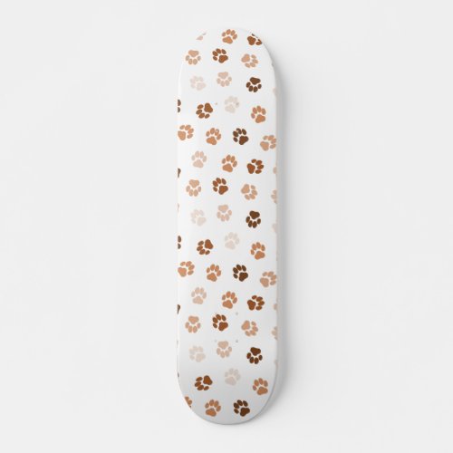 Dog paws skateboard