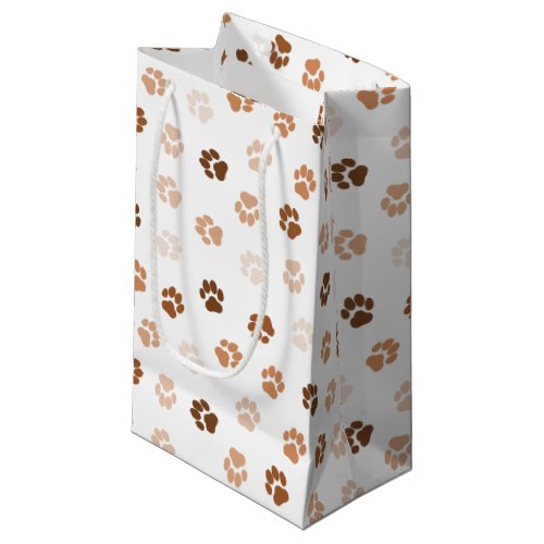 Dog paws small gift bag