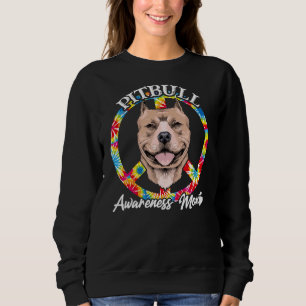Dog Peace Sign Pitbull Awareness Sweatshirt