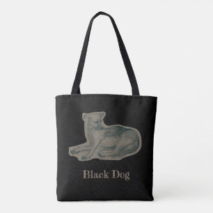 Dog. Pencil drawing. Tote Bag