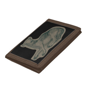 Dog. Pencil drawing. Tri-fold Wallet