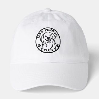 Dog Person Club Hat Cute Dog Lover Cap Funny Dog