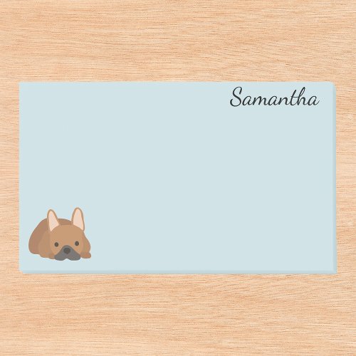 Dog Personalized French Bulldog Post_it Notes