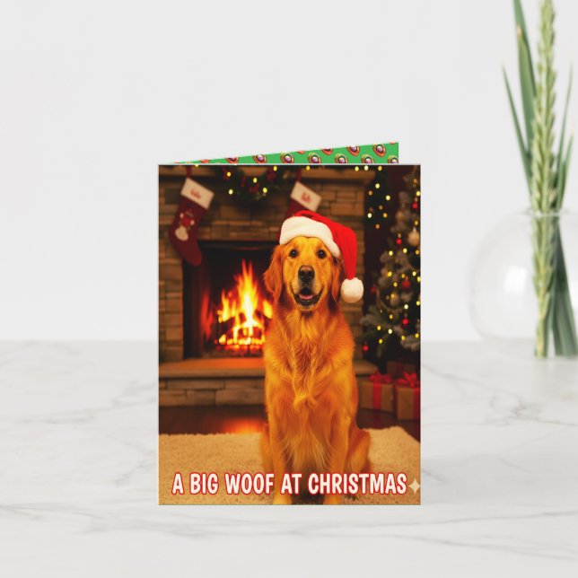 DOG PET DESIGN FOR CHRISTSMAS HOLIDAY CARD (Front)