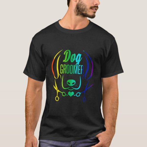 Dog Pet Grooming Hoodie For Cute Groomer Gift T_Shirt