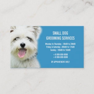 Dog pet grooming parlour Personalize Business Card