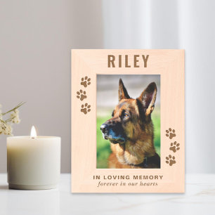 Dog Pet Memorial Engraved Frames