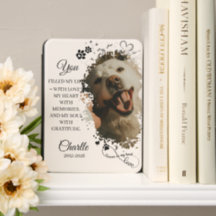 Dog Pet Memorial Photo Loss Sympathy Remembrance
