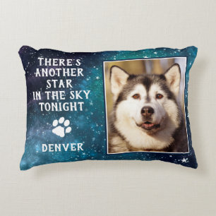 Dog Pet Memorial Remembrance Sympathy Photo Accent Pillow