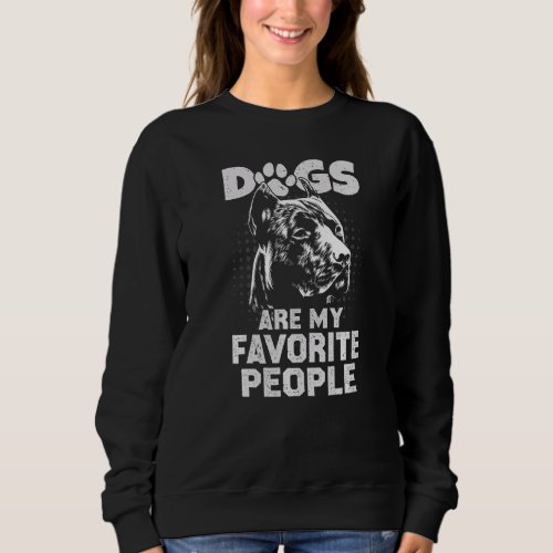 Dog Pet My Favorite People Dog Owner Sweatshirt
