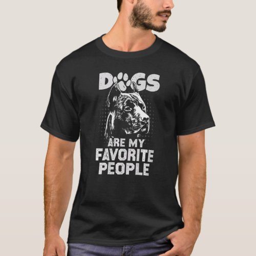 Dog Pet My Favorite People Dog Owner T_Shirt