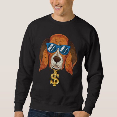 Dog  Pet Owner Animal Cool Sunglasses Beagle 1 Sweatshirt