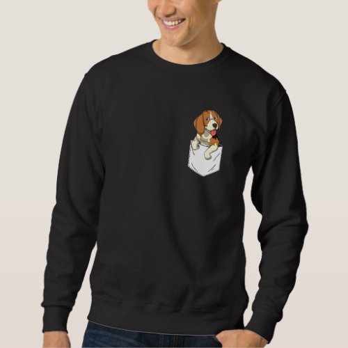 Dog  Pet Owner Animal Pet Owner Cute Pocket Beagle Sweatshirt