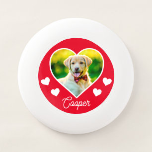 Dog Pet Photo Heart Personalized Christmas Wham-O Frisbee