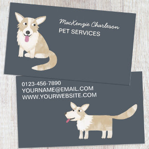 Dog Pet Services Business Card
