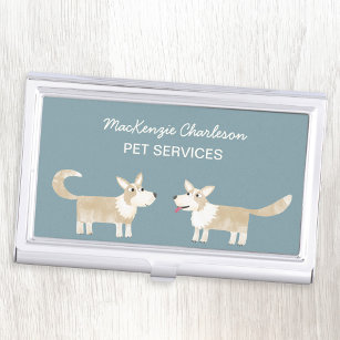 Dog Pet Services Business Card Case