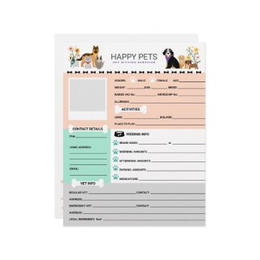 Dog & Pet Sitting Information Dog & Pet Sitting Information