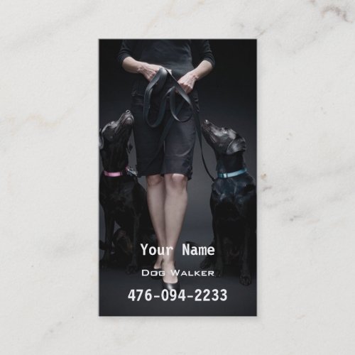 Dog / Pet Walker Sitter Groomer Etc Business Cards