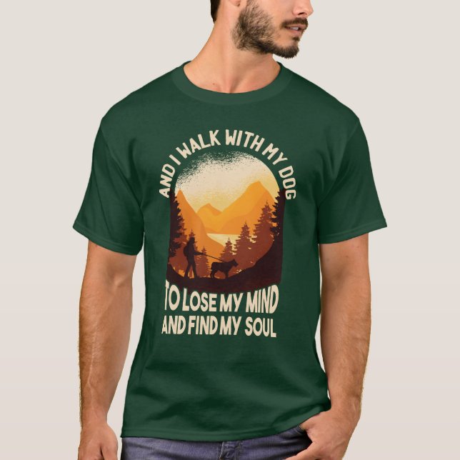 Dog petanimals ForestWalk dogmoms dogdad funny fri T-Shirt (Front)