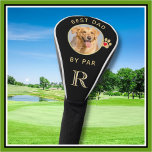 Dog Photo Best Dad By Par Custom Monogram Golf Head Cover<br><div class="desc">There should be no question that golf is definitely more than just a game -- so it's especially appropriate to have a photo and a message that inspires. You can leave this message or write your own -- and then personalize with initials and the photograph. This is a wonderful gift...</div>