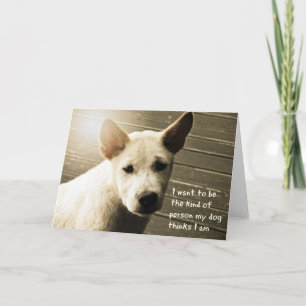 Dog Photo Card - Bali Puppy