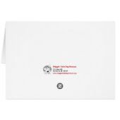 Dog Photo Card - Marshall Pickles (Back Horizontal)