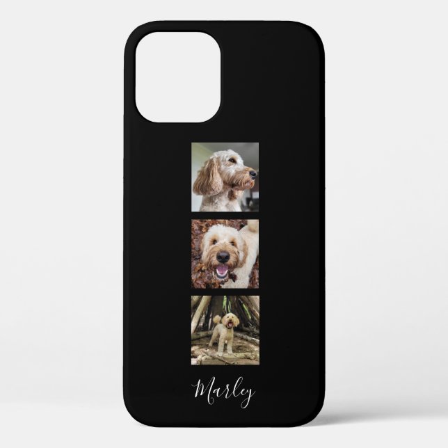 Dog Photo Collage Personalized Pet Case-Mate iPhone Case (Back)