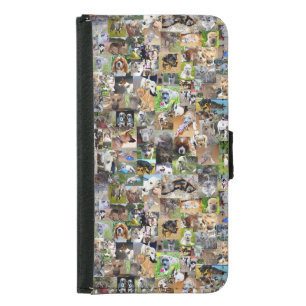 Dog Photo Collage,    Samsung Galaxy S5 Wallet Case