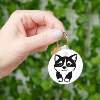 Dog photo cute pet keepsake Keychain