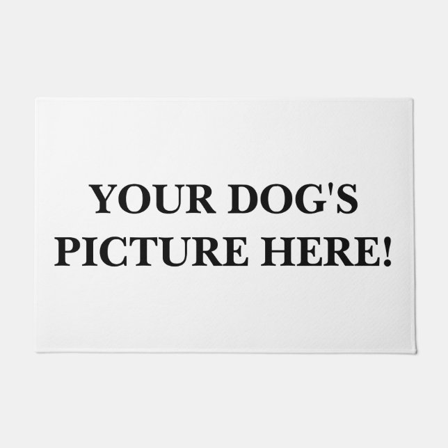 Dog Photo Doormat (Front)