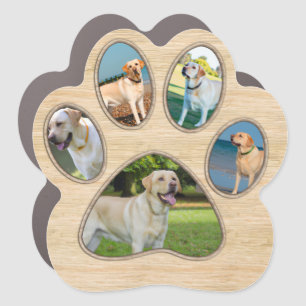 Dog Photo Frame Car Magnet