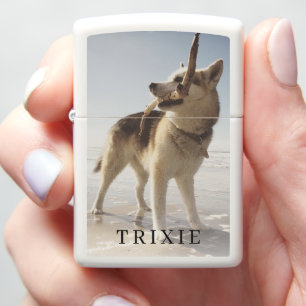 Dog Photo Gift Custom Photo Dog Dad Father's Day Zippo Lighter