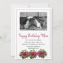 Dog Photo Happy Birthday Mom From Rescue Dog Holiday Card