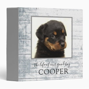 Dog Photo Keepsake Memories Binder