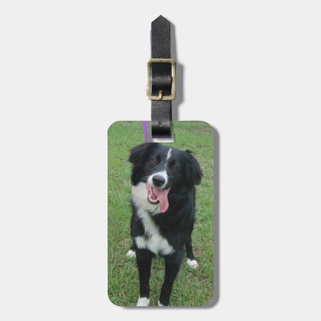 Dog Photo Luggage Tag (Front Vertical)